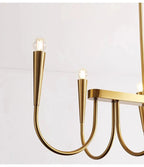 French Style Black Pendant Light Luxury Led Chandelier Room Decor