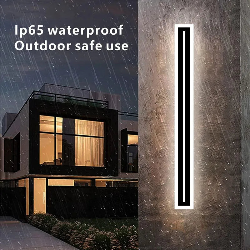 LED Outdoor Wall Lamp IP65 Waterproof Aluminum Lighting Fixture