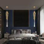 Branch Art Cage Crystal Chandelier for Modern Dining Room Lighting