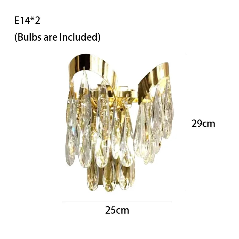 LED Sunflower Crystal Ceiling Chandelier for Home Decor and Lighting Fixture