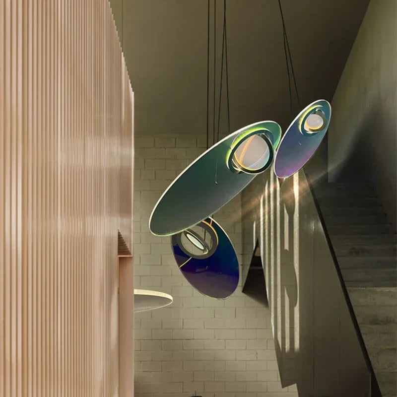 Rotatable LED Chandelier: Modern Dining Table & Party Pendant Light