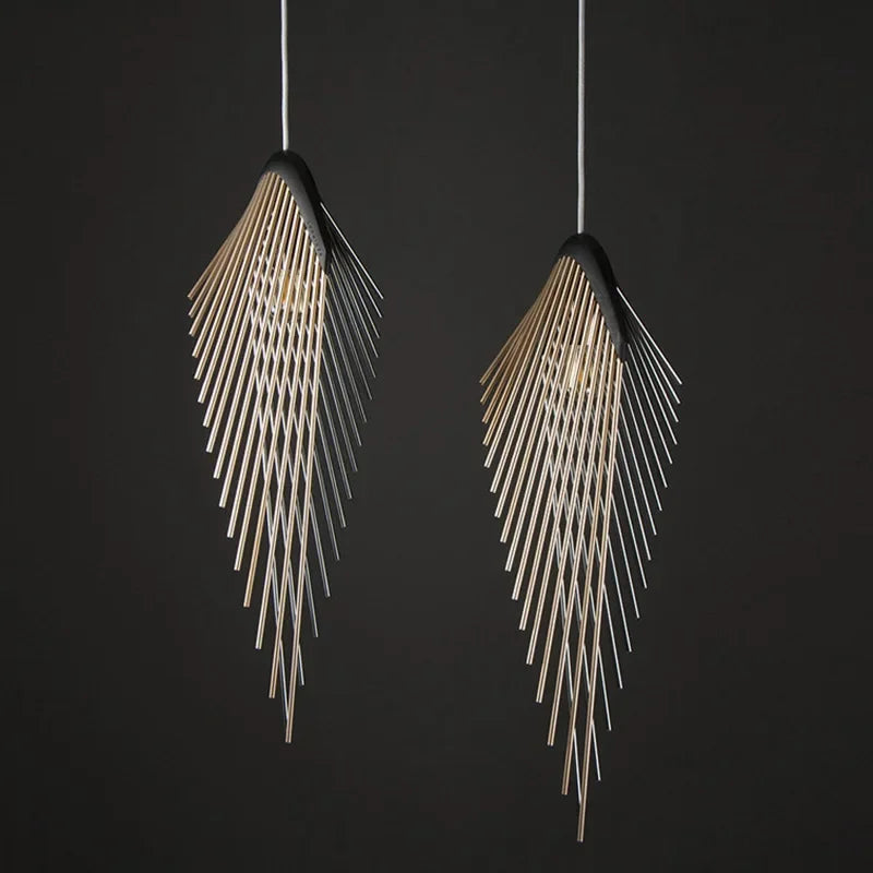 Designer Flying Wing Shape LED Chandeliers | Modern Living Room Pendant Lamps