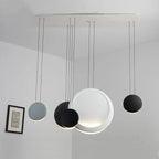 Crescent Moon Chandelier for Dining Room, Coffee Shop, Kitchen Island, and Bar