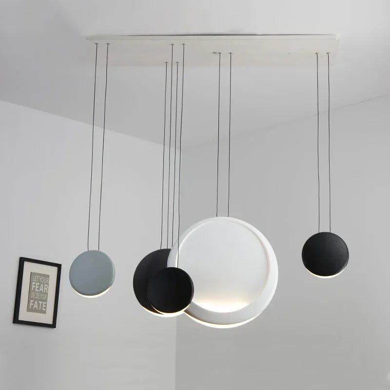 Crescent Moon Chandelier for Dining Room, Coffee Shop, Kitchen Island, and Bar
