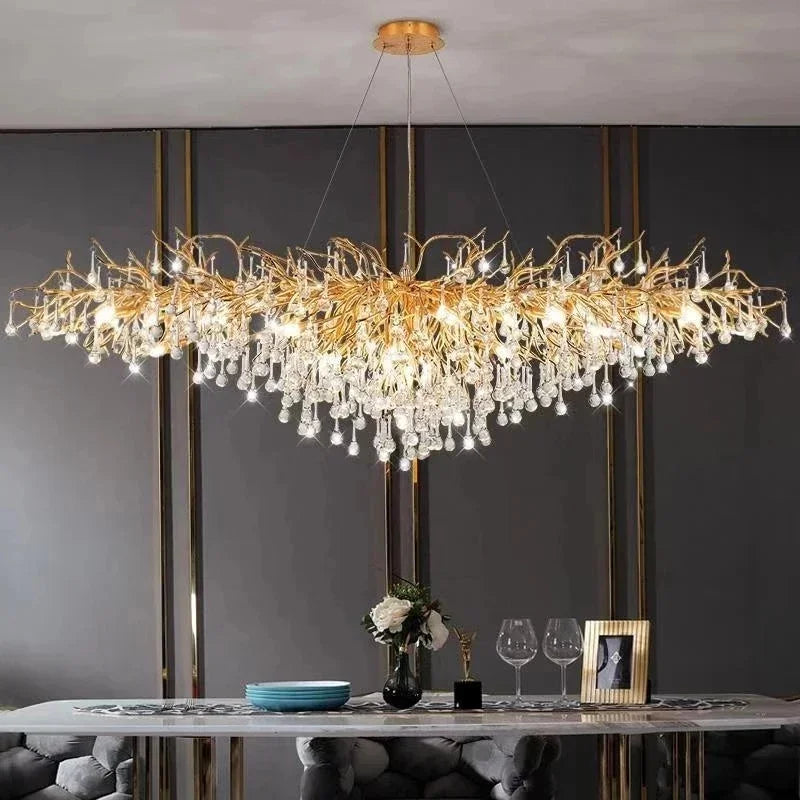 Crystal Ceiling Chandelier: Modern Luxury for Living, Dining, Bedroom, Hotel, Hall Décor