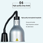 Electric Food Heat Lamp: Telescopic Pendant Light for Restaurant's Kitchen Fixtures