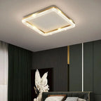 Modern Luxury Gold Ceiling Lamp: Circular Ring LED Light for Bedroom, Dining, Kitchen