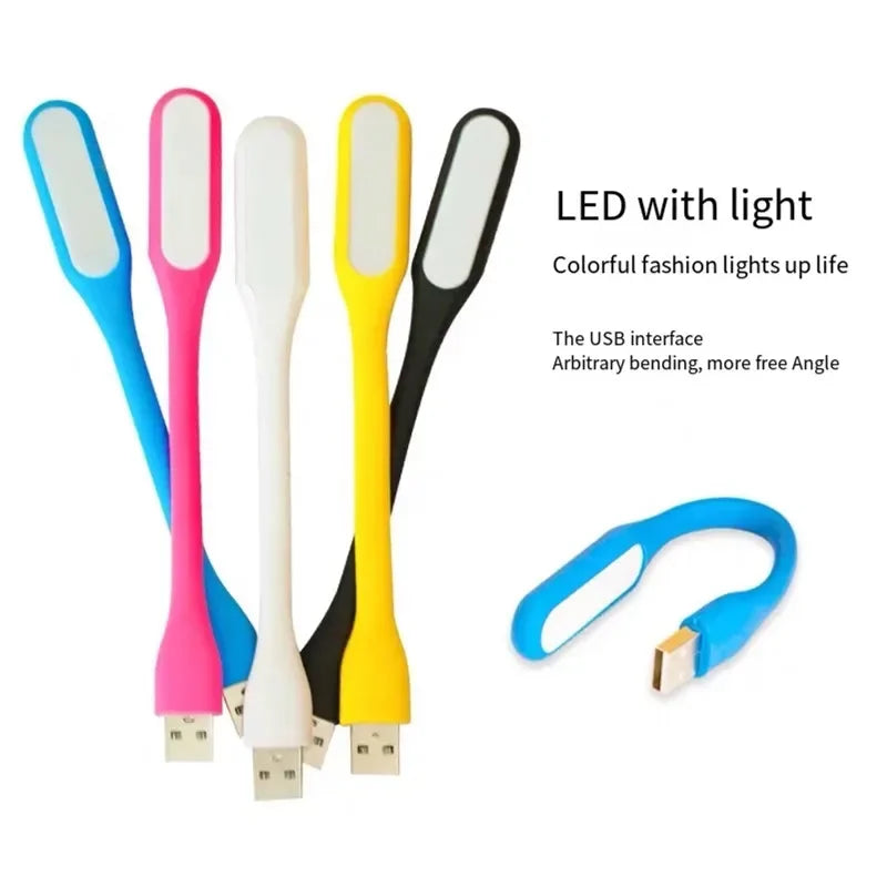 USB Book Light: Portable Super Bright Reading Lamp, Power Bank, Protect Eyesight
