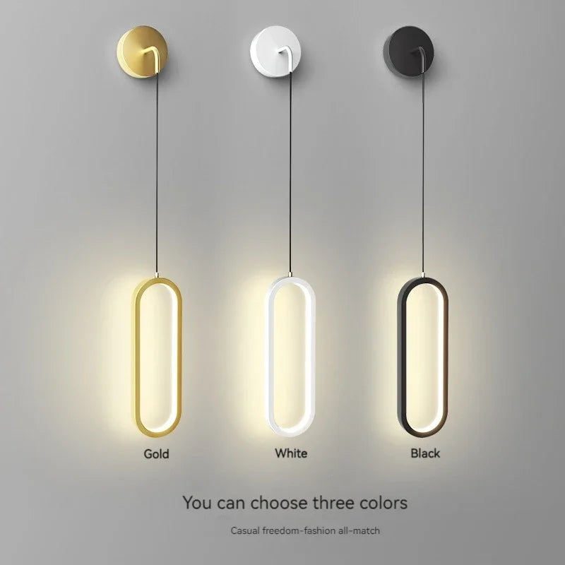 Modern LED Wall Lamps for Bedroom Living Room Stairs Corridor Interior Lighting