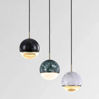 Modern Minimalist Marble Round Chandelier Pendant Lighting