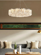 Crystal Chandelier Pendant Light, Elegant Hanging Lamp Fixture