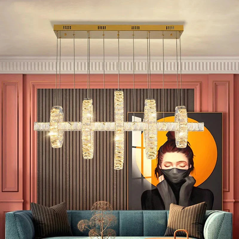 LED Chandeliers for Living Room Dining Room Modern Hanging Light Fixtures