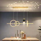 Starry Pendant Light: Modern Luxury Dining Chandelier for Creative Decor in 220V