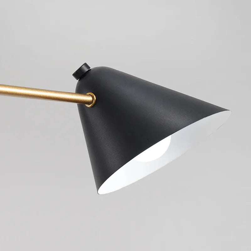 Cone Shade Chandelier: Minimalist Nordic Design for Living and Dining Rooms