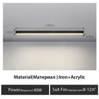 Long Strip LED Ceiling Lights for Balcony, Bedroom, Living Room, Kitchen, Dining Room & More