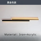 Nordic Minimalist Long Wall Lamp for Corridor Living Room Bedroom Bedside
