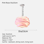 White Rose Ceiling Chandelier: Modern Design for Bedroom, Living Room, Kitchen