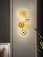 Modern Round LED Wall Lamp Luxury Design Indoor Lighting Fixture