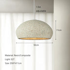 Nordic Minimalist Wabi-Sabi Wind LED Pendant Lights for Dining Room and Bar