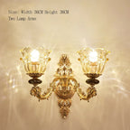 Luxury Crystals Chandelier | Elegant Ceramic Bedroom Lamp | Minimalist Villa Lighting