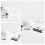 Acrylic Round Globe Lamp Shade for Outdoor Post Pillar Lawn Lighting