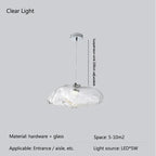 Modern Loft Glass Pendant Lights Chandeliers for Living Room Stairwell Lighting