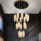 Nordic Tulip Chandelier: Multi-heads Pendant Lamp for Villa, Hotel, Restaurant, Bedroom