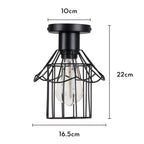 Industrial LED Ceiling Light: Modern Retro Loft Plafonniers for Living Room Kitchen Cage Home Decor
