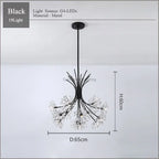 Modern Crystal Chandelier for Dining Room - Samsarah Lighting