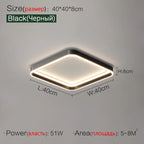 Bedroom Lamp Ceiling Lights Modern Minimalist Master Bedroom Warm LED Lighting