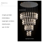 Nordic Acrylic LED Dimmable Chandelier Modern Luxury Foyer Pendant Lighting