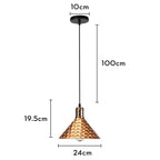 Retro Chandelier Pendant Light | Industrial E27 Fixture for Modern Living Room