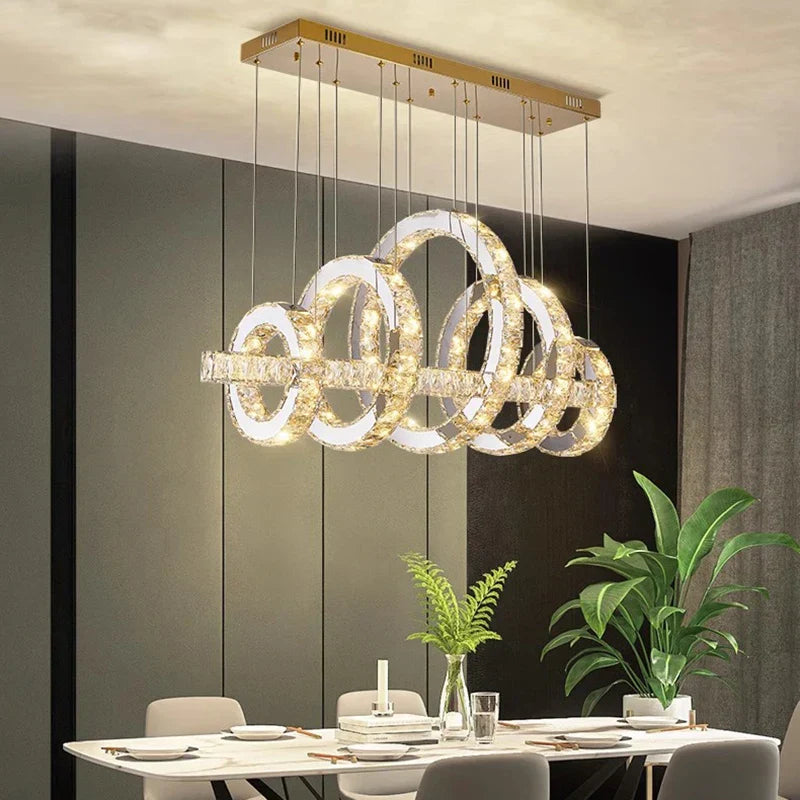LED Chandeliers for Living Room Dining Room Modern Hanging Light Fixtures