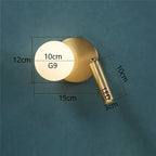 Postmodern LED Wall Lamp for Luxury Living Room, Bathroom, and Bedside Decor