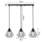 Industrial Wood Pendant Chandelier for Dinning Living Room Kitchen LED Fixture