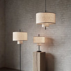 Wabi Sabi Fabric Pendant Lights for Home Decor and Lighting
