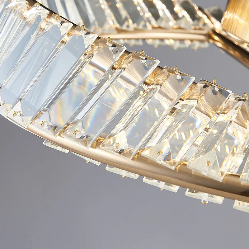 Crystal Stainless Steel Ceiling Pendant Light for Luxurious Living
