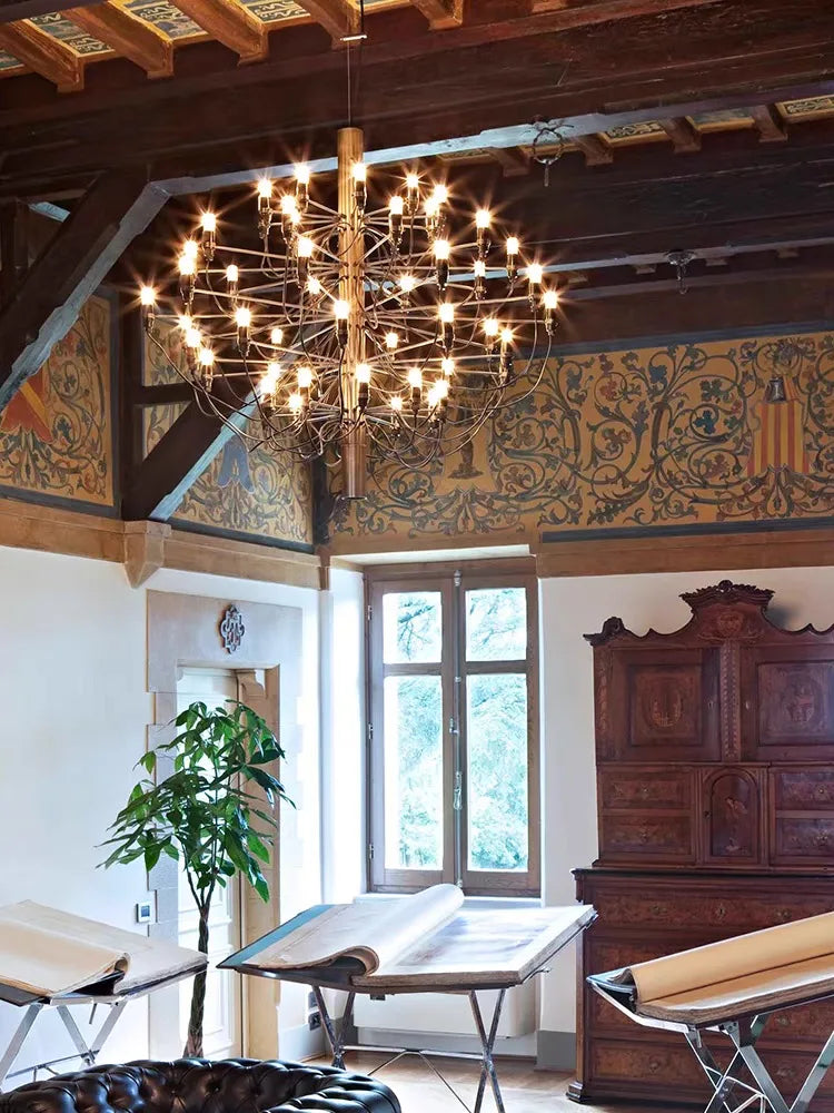 Nordic Italian Midsummer Fruits Chandelier for Modern Living Room – Replica Pendant Light