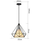 Retro Loft Industrial Pendant Light Chandelier Home Kitchen Decor Lampshade