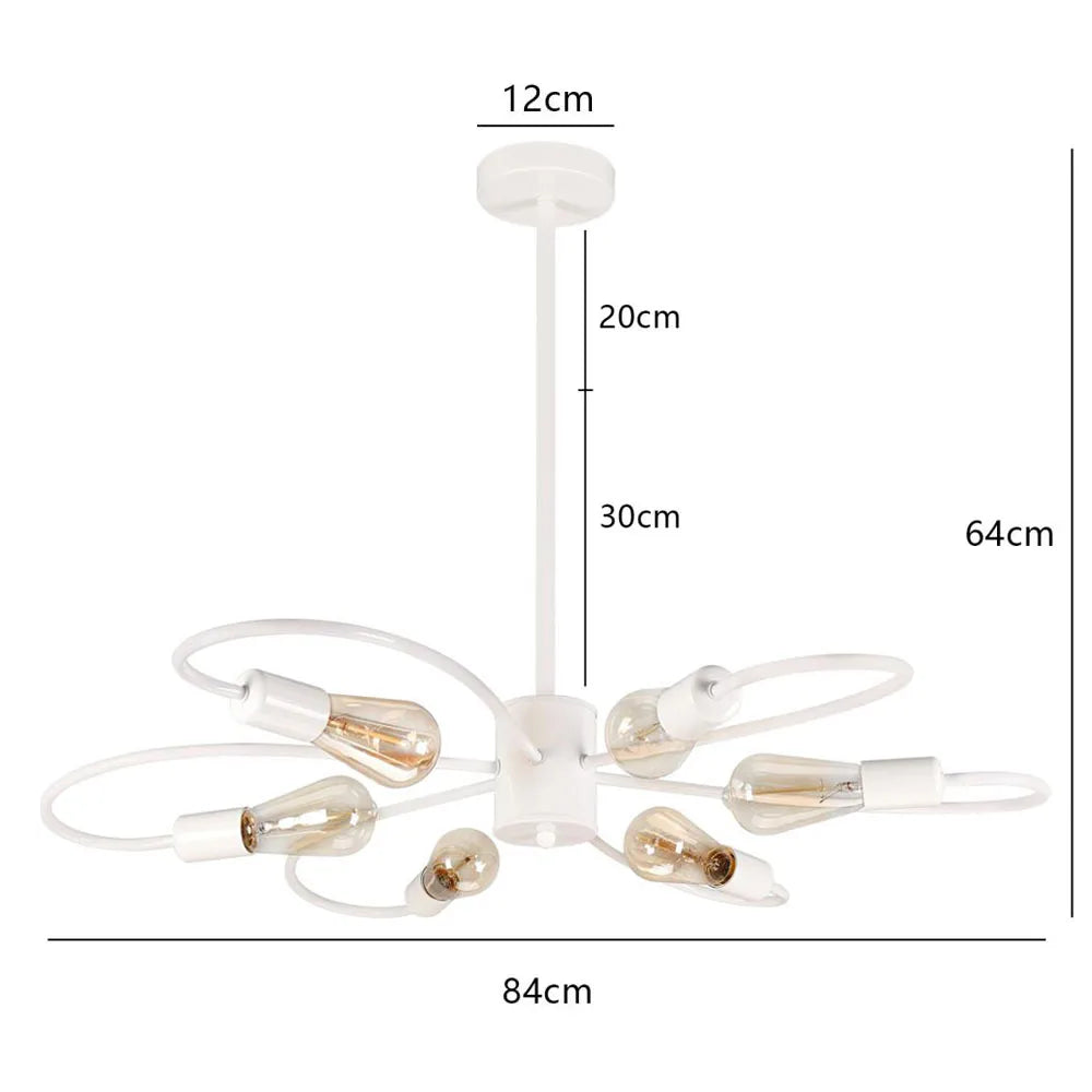 Modern LED Ceiling Chandeliers for Living Room Dining Bedroom - Nordic Pendant Light