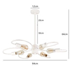 Modern LED Ceiling Chandeliers for Living Room Dining Bedroom - Nordic Pendant Light