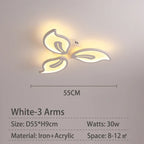 Modern LED Ceiling Light for Living Room, Bedroom, Study Room - Acrylic Chandelier Lamp Fixtures
