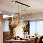 LED Drop Chandelier Lighting for Living & Dining Room Decor