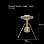 Glass Tubes LED Chandelier: Modern Luxury for Living Room, Bedroom, Hotel & Aisle
