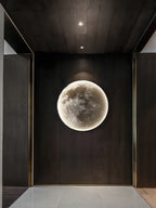 Moon Wall Lamp: Modern Simple Art Decoration for Living Room, Bedroom & Aisle