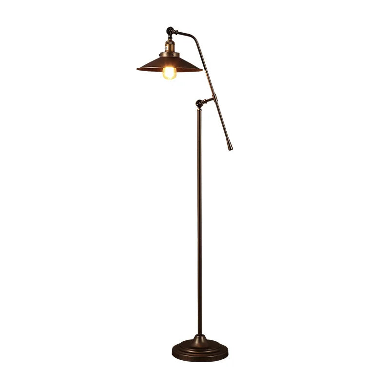 Modern Retro Metal LED Floor Lamp for Living Room Bedroom Decor