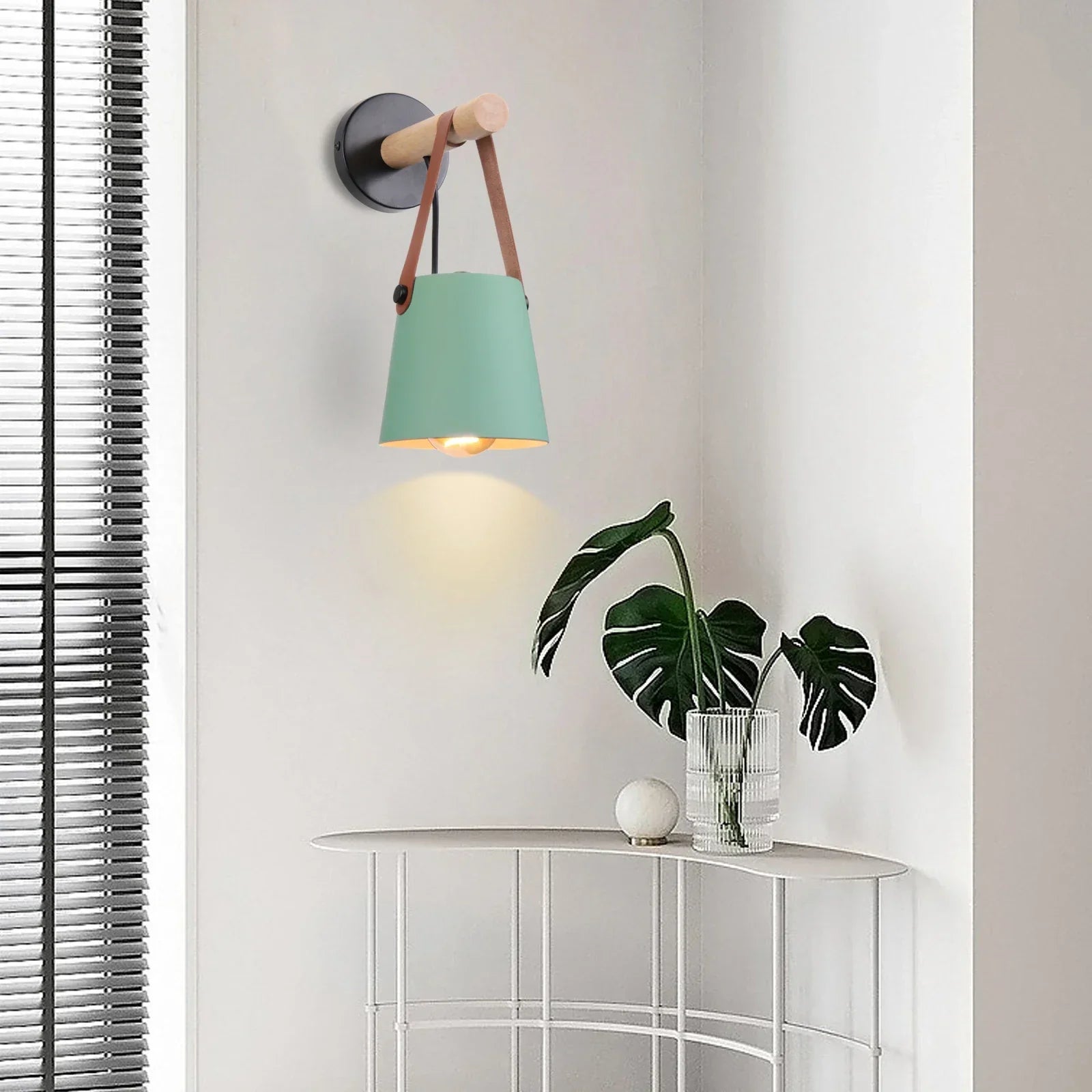 Nordic Green Wall Lamp Sconce for Bedroom Living Room Indoor Lighting Afralia™