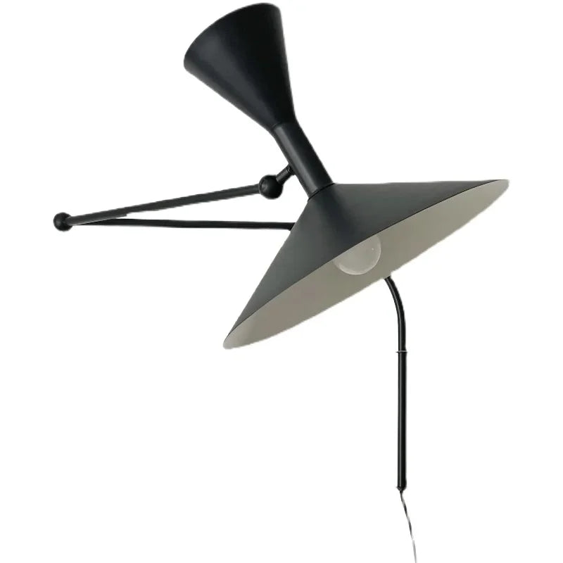 Nordic Rotatable Horn Wall Lamp for Creative Living Room