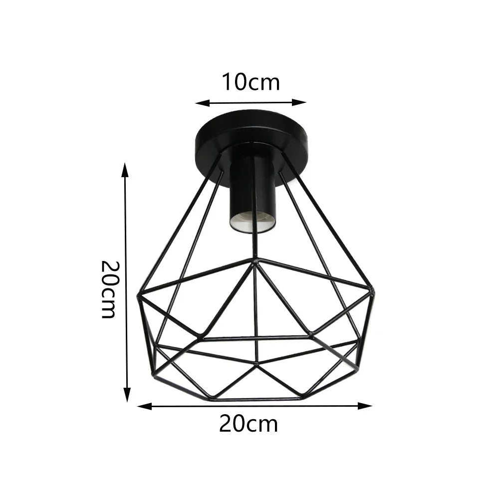 Vintage Industrial Ceiling Light for Home Decor