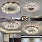 Crystal Ceiling Lamp: Modern Minimalist Light Luxury for Home Indoor Lighting